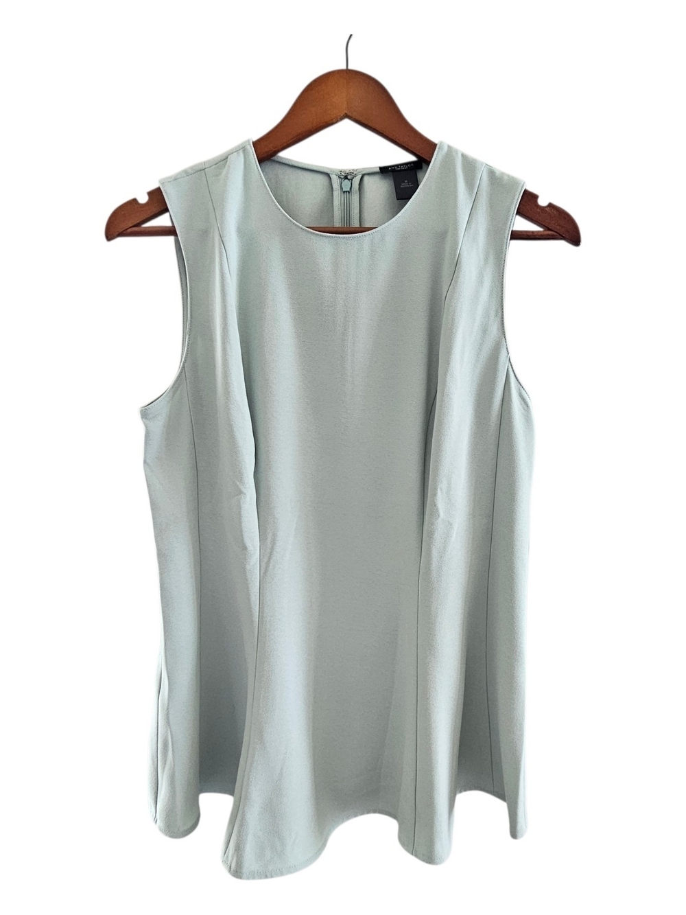 Ann Taylor Light Mint Sleeveless A-Line Top Size M